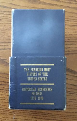 Franklin History Of The United States Information Sheets (200) Coin Medal