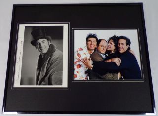 Michael Richards Signed Framed 16x20 Seinfeld Photo Set Jsa Cosmo Kramer 1999