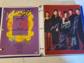 Signature Edition Script,  Friends Cast Hand Signed Autographed Photo With
