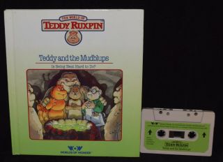 Teddy Ruxpin Book & Tape Teddy And The Mudblups