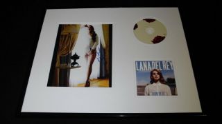 Lana Del Rey Signed Framed 16x20 Born To Die Cd & Photo Set