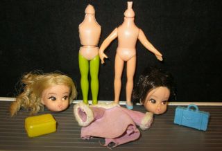 Dolly Darling Repair Custom Doll Parts Heads Bodies Soap Suitcase Hasbro 1960 