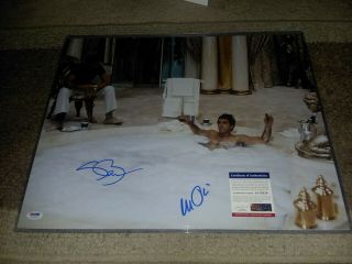 Psa Dna Al Pacino & Steven Bauer Signed Large 16x20 Scarface Photo