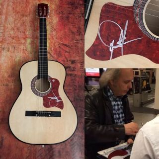 Gfa Guitars,  Cadillacs Dwight Yoakam Signed Acoustic Guitar Proof D1