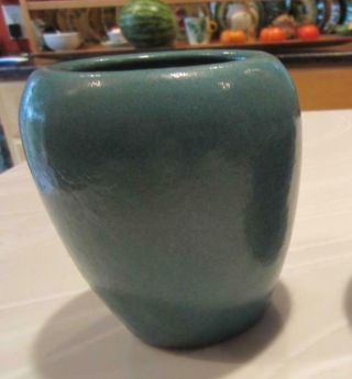 Paul Revere Pottery " Seg " Green Vase 5 " Signed: " P.  R.  P.  12 - 24 " Boston Ma Usa Ec