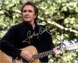 Johnny Cash Autographed Signed 8x10 Photo W/certificate Of Authenticity