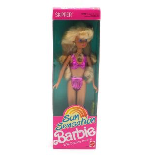 Mattel 1991 Skipper Sun Sensation Barbie Doll No1446 No.  1446