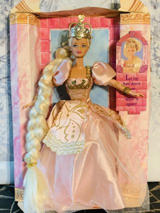 1997 Rapunzel Barbie Fairytale Princess Doll 17646