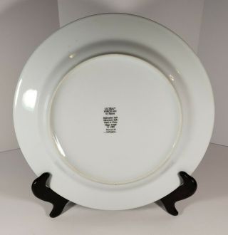 Vintage Ultra Porcelain Sakura Magic Jungle Set of 7 Dinner Plates 3
