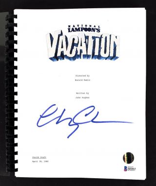 Chevy Chase Signed National Lampoon 