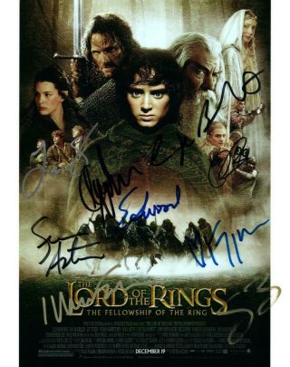 Lord Of The Rings Elijah Wood Astin Bloom,  6 Signed 8x10 Autographed Photo