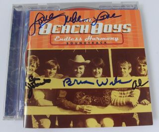 Brian Wilson The Beach Boys Signed Autograph " Endless Harmony " Cd By All 4