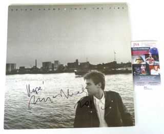 Bryan Adams Authentic Signed " Into The Fire " Record Album Lp Autographed Jsa