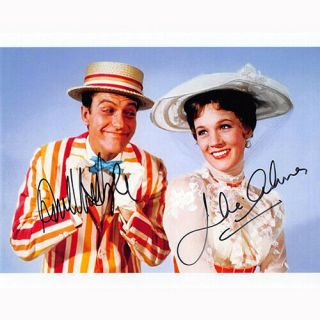 Julie Andrews & Dick Van Dyke - Mary (64521) - Autographed In Person 8x10 W/
