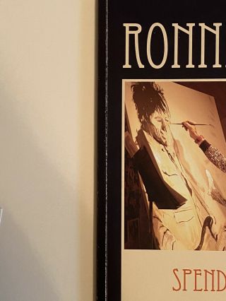 Rolling Stones Ronnie Wood Signed Art Book JSA (2) 2