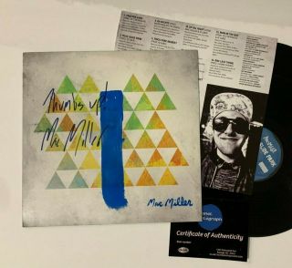Mac Miller Signed Blue Slide Park Vinyl Album - Autograph