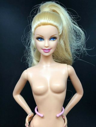 Nude Avon Rose Splendor Barbie Doll Model Muse For Ooak Repaint Custom Blonde