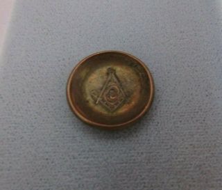 Vintage Masonic One Cent Coin - United States Of America - Masonry - Mason - Token