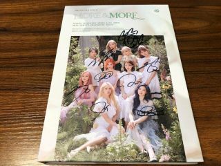 Twice - Album Autograph All Member Signed Promo Album Kpop