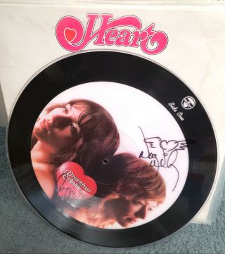 Heart - Ann And Nancy Wilson Signed " Dreamboat Annie " Album Picture Disc