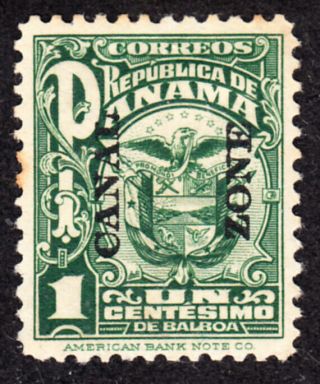 Canal Zone Sc 68 Republic Of Panama 1925 Ng Mng H1153f