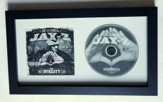 Jay - Z Real Hand Signed The Dynasty Cd Framed Display Autographed