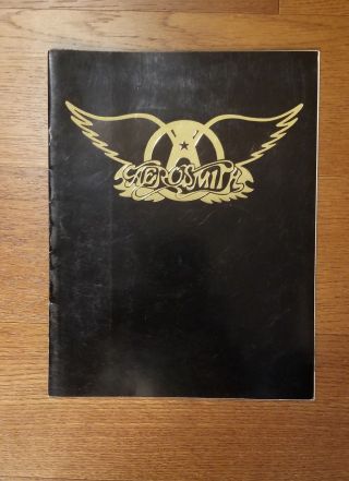 Aerosmith 1977 Draw The Line Concert Tour Program Book Signed X3 Autograph