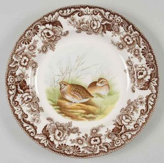 Set of 3 Spode Woodland Game Bird - England - Dinner Plates 10 1/2 3