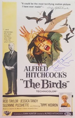 Tippi Hedren Signed Alfred Hitchcock The Birds 11x17 Photo Photo Proof Pic