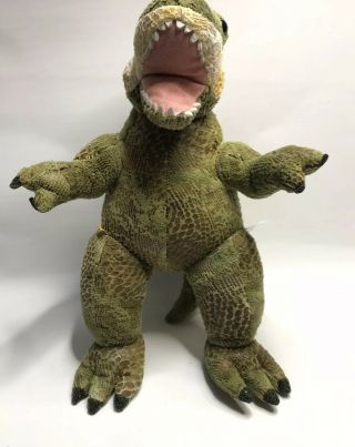 Build A Bear Plush T - Rex Dinosaur Dino Green Scaly Dino Toy Stuffed Animal