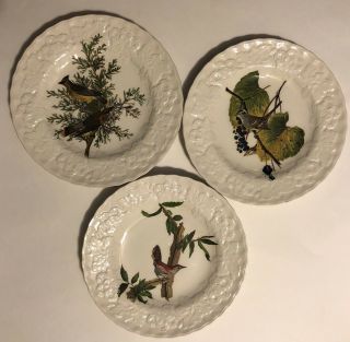 3 Alfred Meakin Audubon Birds Of America Collector Plates 18 43 114
