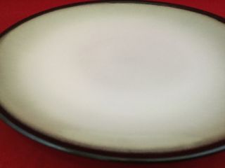 Set of 8 Sango NOVA BLACK 4932 10 1/2 ' Dinner Plates - 3