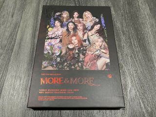 Twice More&more Autographed All Member Signed Promo Album Kpop Usa Seller