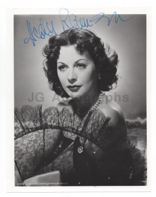 Hedy Lamarr - Classic Hollywood Actress - Signed 8x10 Photograph