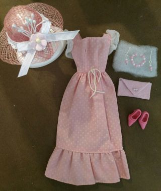 Vintage Barbie Sweet 16 Pink Polka Dot Dress Near