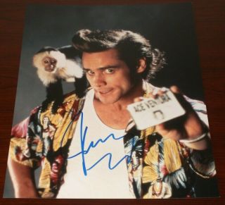 Jim Carrey Signed Classic Ace Ventura Pet Detective 11x14 Huge Photo Auto