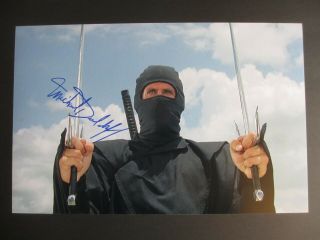 Michael Dudikoff Signed 11x17 Photo Dc/coa (american Ninja) 1