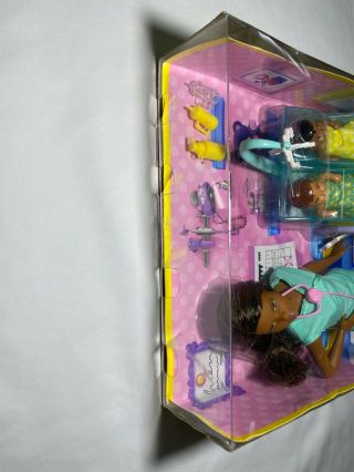 Barbie You Can Be Anything Baby Doctor African American Black Brown Doll Playset