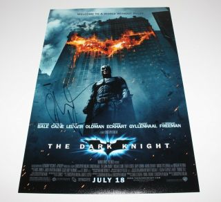 Actor Christian Bale Signed 