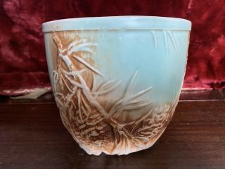 Vintage Mccoy Large Pine Cone Footed Planter /cache Pot Htf 1940s