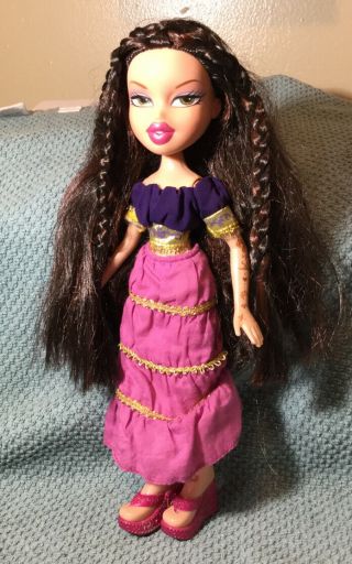 Rare Bratz Doll Genie Magic Katia Clothes And Shoes 2 Tone Hair