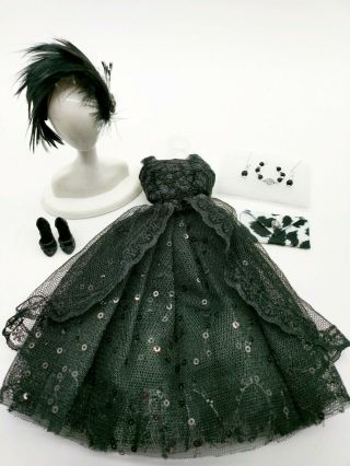 Barbie Fashion Black Sequined Party Dress,  Special Offer