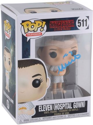 Millie Bobby Brown Stranger Things Autographed 16 With Eggos Funko Bas