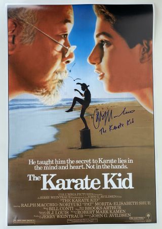 Karate Kid Ralph Macchio Autographed Signed Full Sized 24x36 Movie Poster Acoa