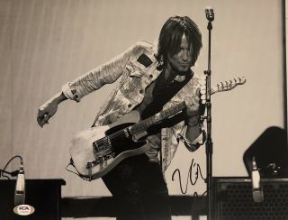 Keith Urban Signed Autographed Blue Aint Your Color 11x14 Photo We Were Psa/dna