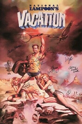 Signed Collectible National Lampoon’s Vacation Movie Poster
