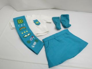 Build A Bear Workshop Girl Scout Juniors Sash Skirt Top Socks Uniform Tunic
