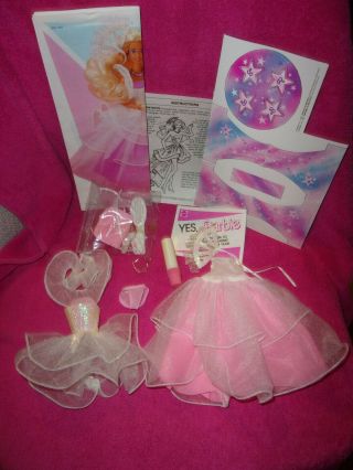 Vintage Dance Magic Barbie Clothing & Accessories Mattel 1989 Mexico 4836