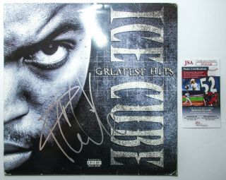 Ice Cube Signed Autographed Greatest Hits Vinyl Album Cover (no Vinyl) Proof Jsa