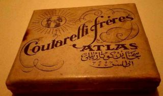 Egypt Collectables 1930 Carton Cigarettes Box Coutarelli Atlas Freres